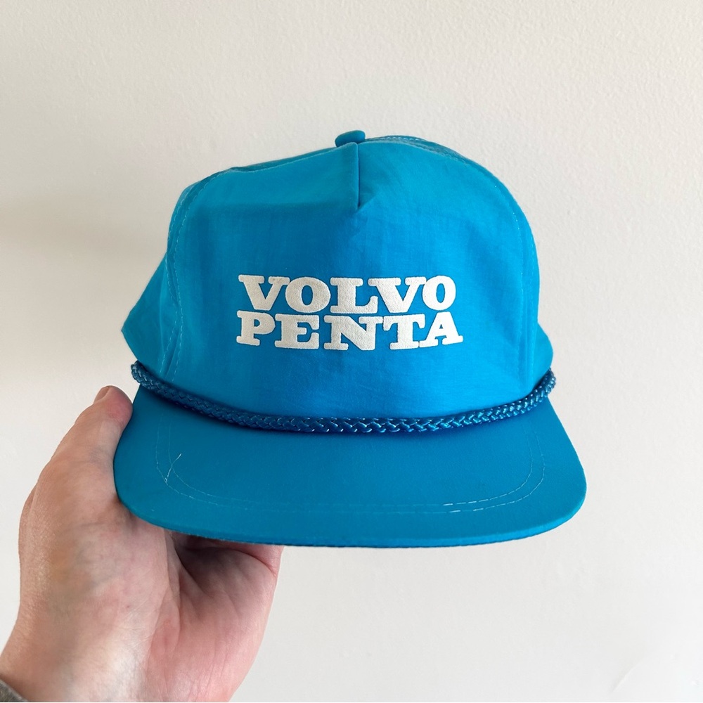 Vintage 1980’s Volvo Penta Blue snapback Cap